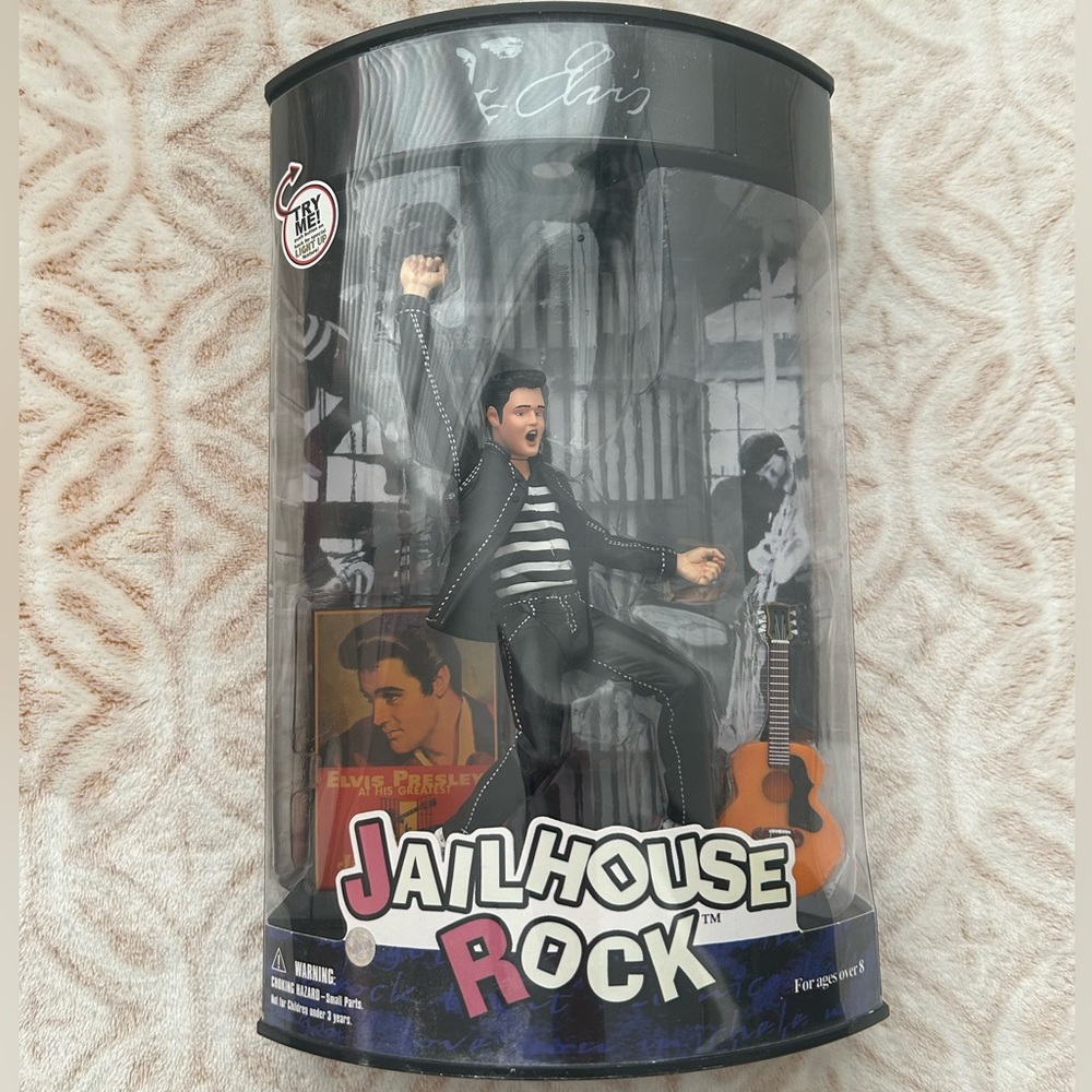 Elvis Presley Jailhouse Rock Doll Figurine / In Box 2000 X Toys.